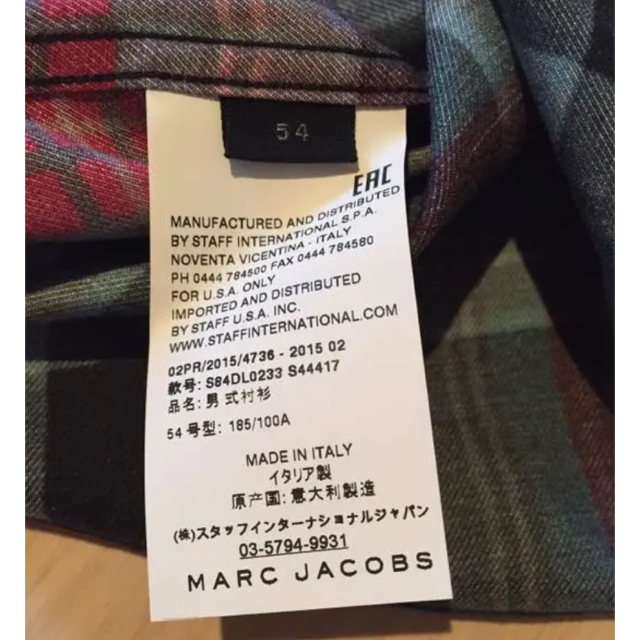 MARC JACOBS(マークジェイコブス)のマークジェイコブス チェックシャツ 半額出品 メンズのトップス(シャツ)の商品写真