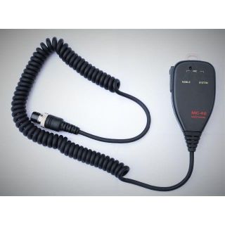 MV-48新品『ヤエス無線（YAESU）』無線機用ハンドマイクUP/DWN付８P(車内アクセサリ)