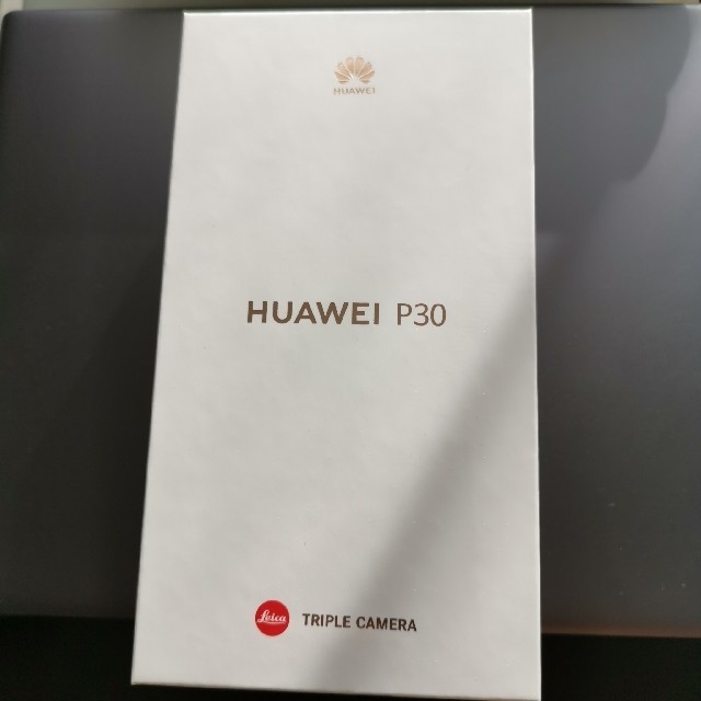未開封　Huawei P30 オーロラ6GB/128GB