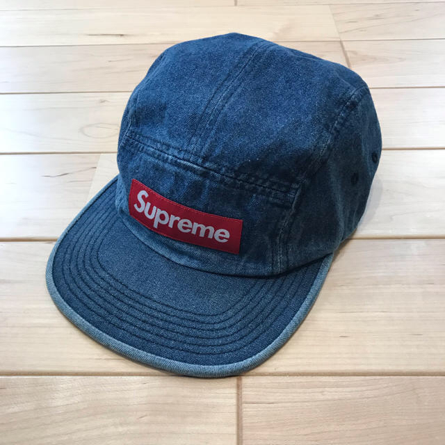 帽子SUPREME Camp Cap Denim & S Logo Cap