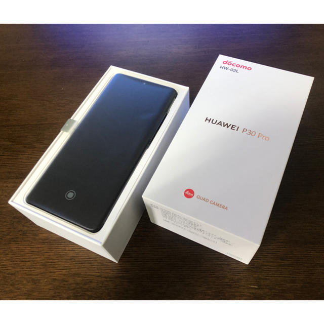 ANDROID - 【新品・SIMロック解除済】HUAWEI P30 Pro ブラック HW-02Lの通販 by suzu【あんしん即日発送