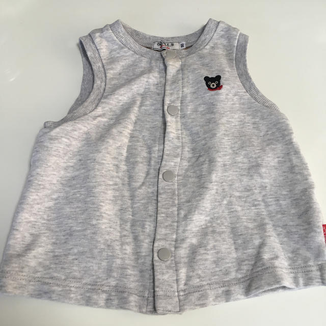 DOUBLE.B(ダブルビー)のダブルビー 90 ベスト キッズ/ベビー/マタニティのキッズ服男の子用(90cm~)(ジャケット/上着)の商品写真