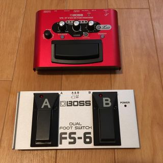 ボス(BOSS)のBOSS  VE-2  Vocal  Harmonist ＋BOSS  FS-6(エフェクター)