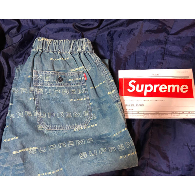 Supreme(シュプリーム)のSupreme Dimensions Logo Denim Skate Pant メンズのパンツ(デニム/ジーンズ)の商品写真