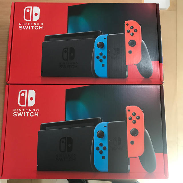 Nintendo Switch - ニンテンドースイッチ ネオン 新型 2台