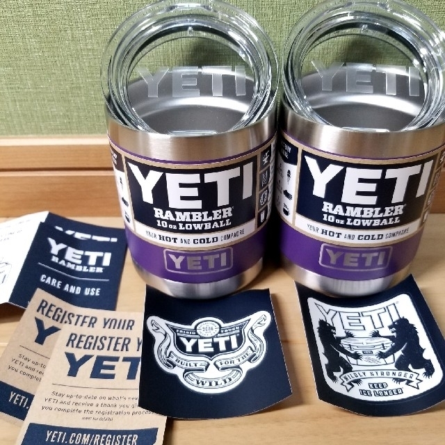 YETI rambler 10oz lowball PURPLE タンブラー