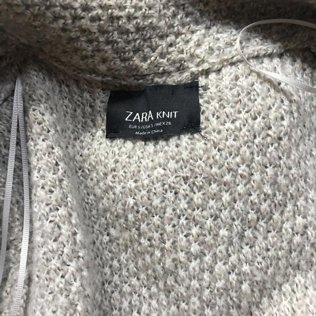 ZARA(ザラ)のZARA ニットコート レディースのジャケット/アウター(ニットコート)の商品写真