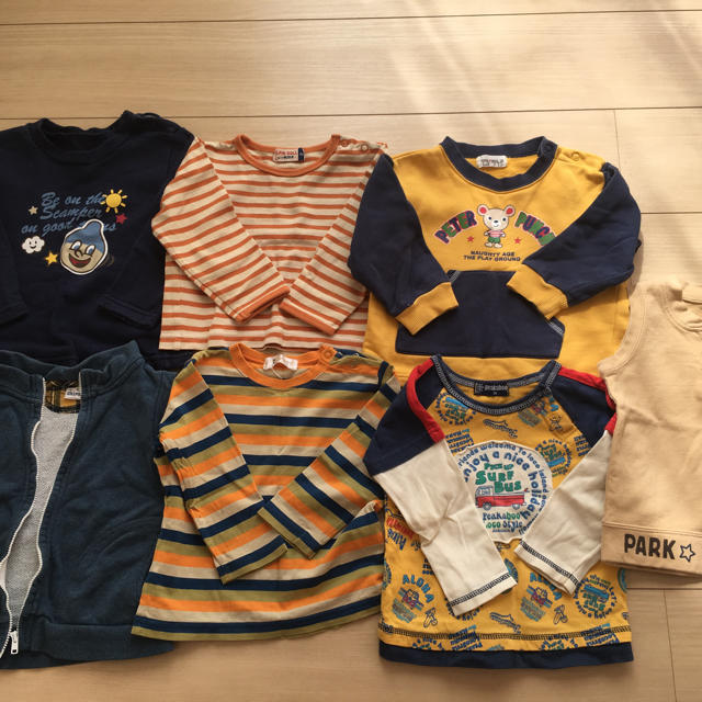 SHIPS(シップス)の子供服 SHIPS他7点まとめ売り（サイズ90） キッズ/ベビー/マタニティのキッズ服男の子用(90cm~)(Tシャツ/カットソー)の商品写真