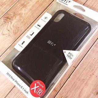 IIIIfi+ ブラック iPhoneXR ケース IFT29BK(iPhoneケース)