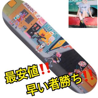 HUF - ▪️ハフ▪️xクロエ カヴスカ スケートデッキ、コラボ レアー