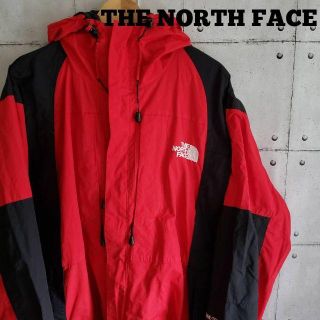 ザノースフェイス(THE NORTH FACE)の【古着】ノースフェイス ゴアテックス ナイロンジャケット レッド M(ナイロンジャケット)