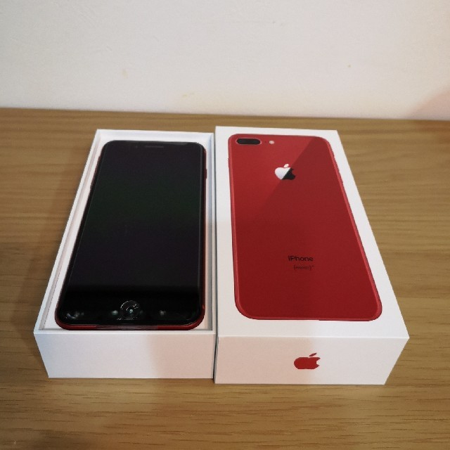 スマートフォン本体 iPhone - iPhone8plus 64GB RED
