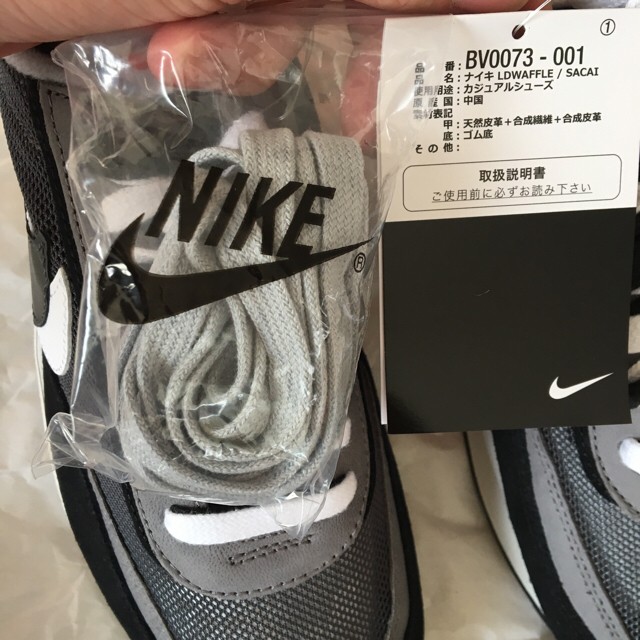 NIKE sacai LD WAFFLE ブラック27