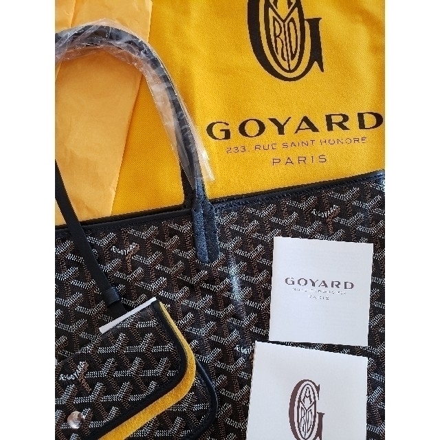 GOYARD(ゴヤール)の専用GOYARD サンルイPM ブラック　新品未使用 レディースのバッグ(トートバッグ)の商品写真