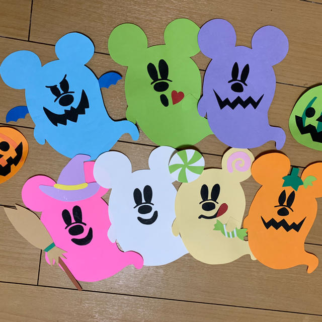 Disney(ディズニー)のディズニーハロウィン壁面 ハンドメイドの素材/材料(型紙/パターン)の商品写真