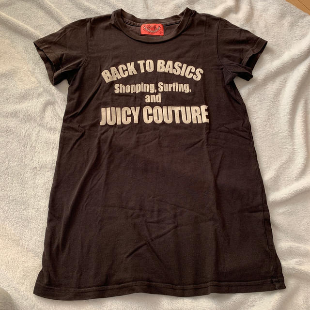 Juicy Couture(ジューシークチュール)のJUICY COUTURE  黒Tシャツ レディースのトップス(Tシャツ(半袖/袖なし))の商品写真