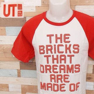 ユニクロ(UNIQLO)の【UT UNIQLO】 美品 ユニクロ レッド LEGOデザイン半袖Tシャツ L(Tシャツ/カットソー(半袖/袖なし))