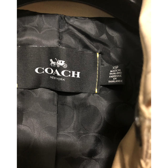 COACH(コーチ)の【新品未使用】COACH トレンチコート 定価¥118,800 レディースのジャケット/アウター(トレンチコート)の商品写真