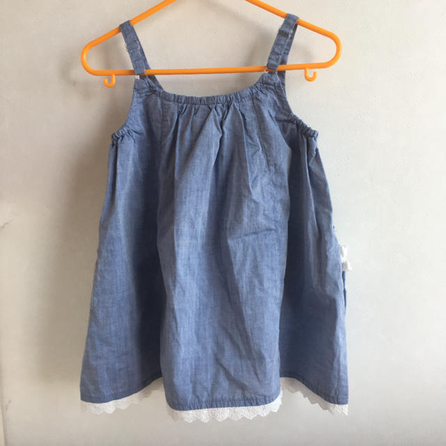 mou jon jon(ムージョンジョン)のムージョンジョン ワンピース 90 キッズ/ベビー/マタニティのキッズ服女の子用(90cm~)(ワンピース)の商品写真