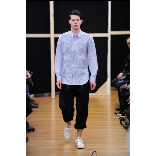 COMME des GARCONS HOMME PLUS - ギャルソンシャツ ウールポリ サイド