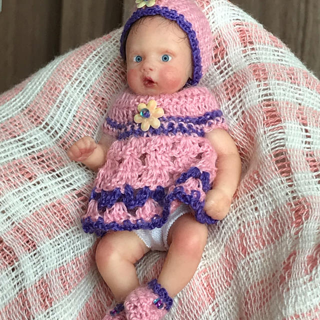 リボーンドール ブルーアイ 女の子10cm フルシリコンmoka様予約 リボーンドール ブルーアイ 女の子10cm フルシリコンmoka様予約
