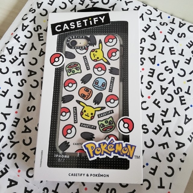 ポケモン(ポケモン)の【最終】iPhone 7/8 ケース　CASETiFY ポケモンコラボ スマホ/家電/カメラのスマホアクセサリー(iPhoneケース)の商品写真