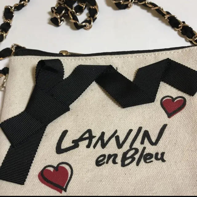 LANVIN en Bleu(ランバンオンブルー)のランバン オン ブルー斜め掛け チェーン ショルダー レディースのバッグ(ショルダーバッグ)の商品写真