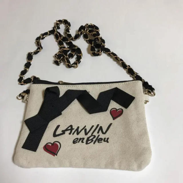 LANVIN en Bleu(ランバンオンブルー)のランバン オン ブルー斜め掛け チェーン ショルダー レディースのバッグ(ショルダーバッグ)の商品写真