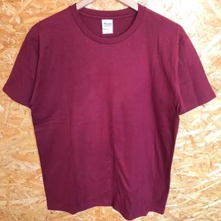 福島 会津若松 赤べこTシャツ 紫 おもしろTシャツ ギャグTシャツ(Tシャツ/カットソー(半袖/袖なし))