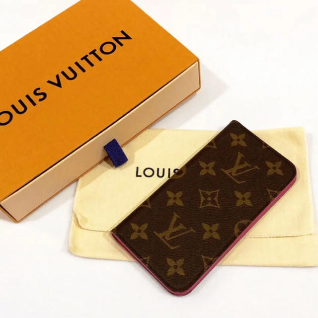 LOUIS VUITTON(ルイヴィトン)のLOUIS VUITTON ルイヴィトン iPhoneカバー フォリオ スマホ/家電/カメラのスマホアクセサリー(iPhoneケース)の商品写真