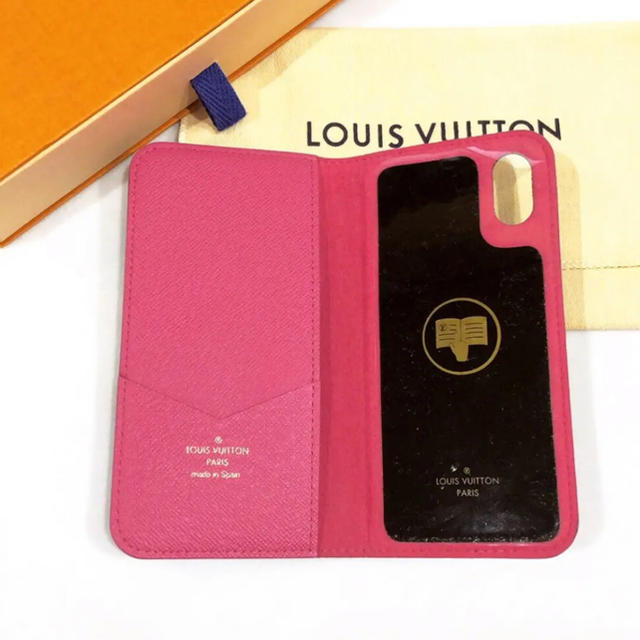 LOUIS VUITTON(ルイヴィトン)のLOUIS VUITTON ルイヴィトン iPhoneカバー フォリオ スマホ/家電/カメラのスマホアクセサリー(iPhoneケース)の商品写真