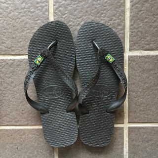 ハワイアナス(havaianas)のhavaianas☆ビーチサンダル♪サイズ37/38(ビーチサンダル)