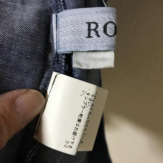 ROPE’(ロペ)の🍀デニム調ロングシャツ🍀 レディースのトップス(シャツ/ブラウス(長袖/七分))の商品写真