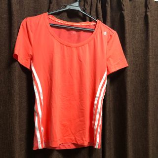 アディダス(adidas)のアディダス ティーシャツ オレンジ(Tシャツ(半袖/袖なし))