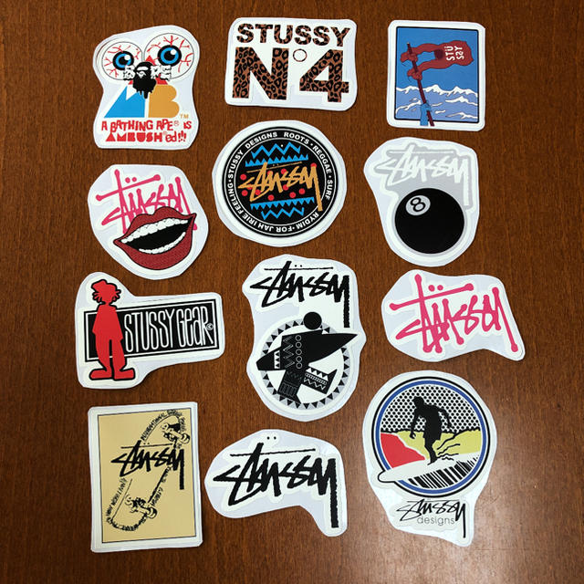 STUSSY(ステューシー)のSTUSSY 防水シール 12枚 ステッカー スポーツ/アウトドアのスポーツ/アウトドア その他(スケートボード)の商品写真