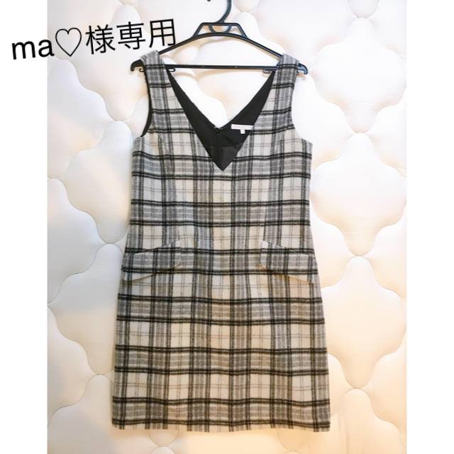 PROPORTION BODY DRESSING(プロポーションボディドレッシング)のジャンパースカート　ma♡様専用 レディースのワンピース(ミニワンピース)の商品写真