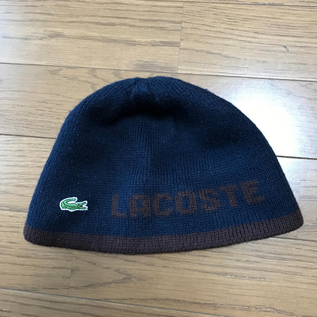 LACOSTE - -ラコステ-ニット帽の通販 by s.m.r's shop｜ラコステならラクマ