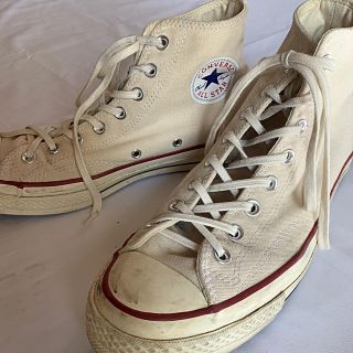 コンバース(CONVERSE)のconverse オールスター 生成り ベージュ(スニーカー)