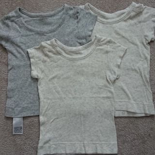 ムジルシリョウヒン(MUJI (無印良品))の半袖シャツ3枚(Ｔシャツ)