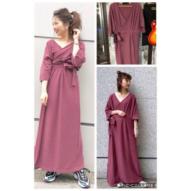 僅か⚠️新品????¥8532【Kastane】カットクレープ2wayワンピース