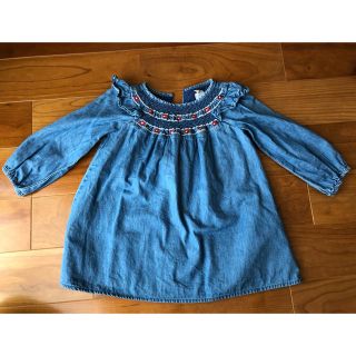 ベビーギャップ(babyGAP)の【りんりんさん専用】GAPギャップデニムワンピース 90㎝(ワンピース)