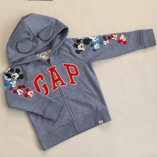 ベビーギャップ(babyGAP)の【新品】  110cm Disneyディズニージップパーカー ブルー ミッキー(ジャケット/上着)