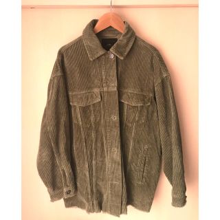 ザラ(ZARA)の(Queenさん専用)Zara 大人気 コーデュロイジャケット カーキ XS(ミリタリージャケット)