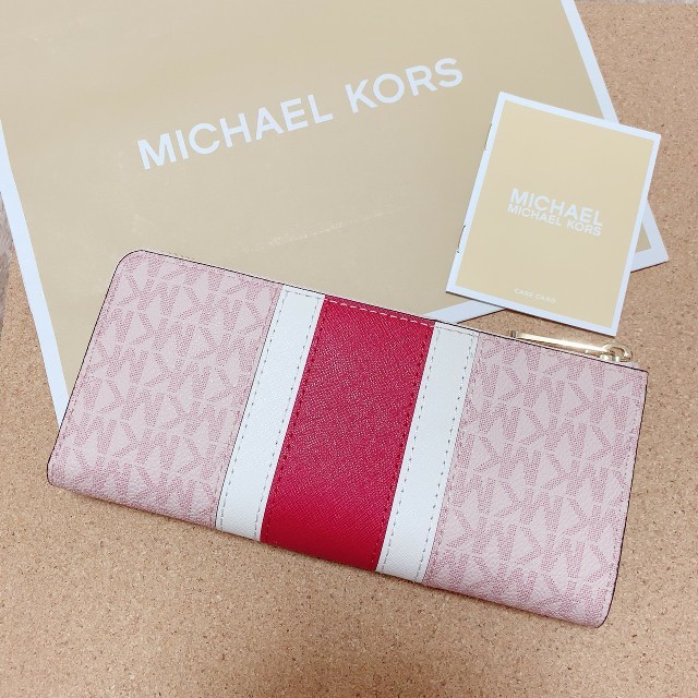 ★ 新品 MICHAEL KORS マイケルコース 長財布 ピンク