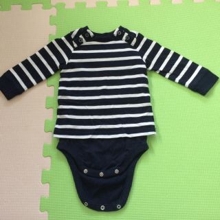 ベビーギャップ(babyGAP)の【記名あり】babyGAP ロンパース 70(ロンパース)