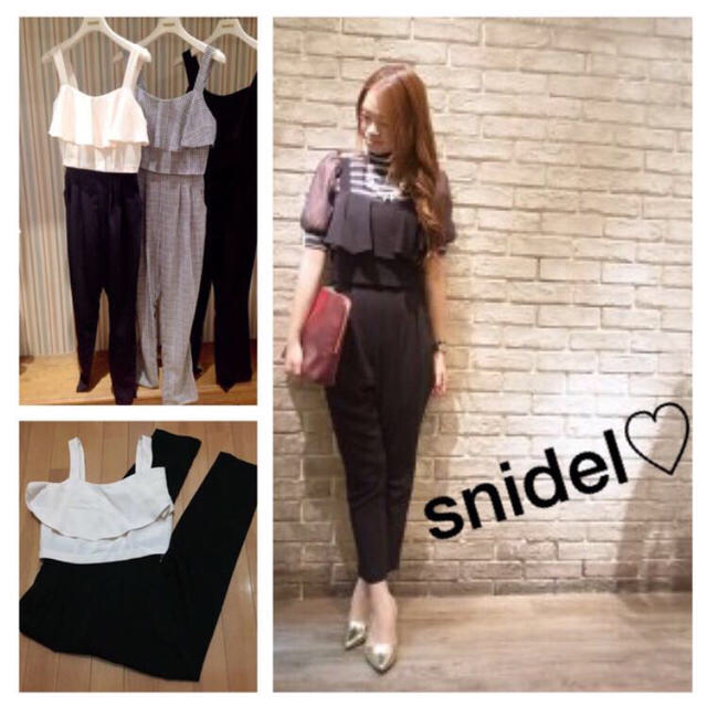SNIDEL - snidel♡フリルコンビネゾン♡
