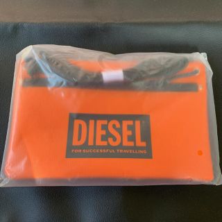 ディーゼル(DIESEL)のDIESEL ノベルティ ポリエステルポーチ 非売品(オレンジ)(ポーチ)