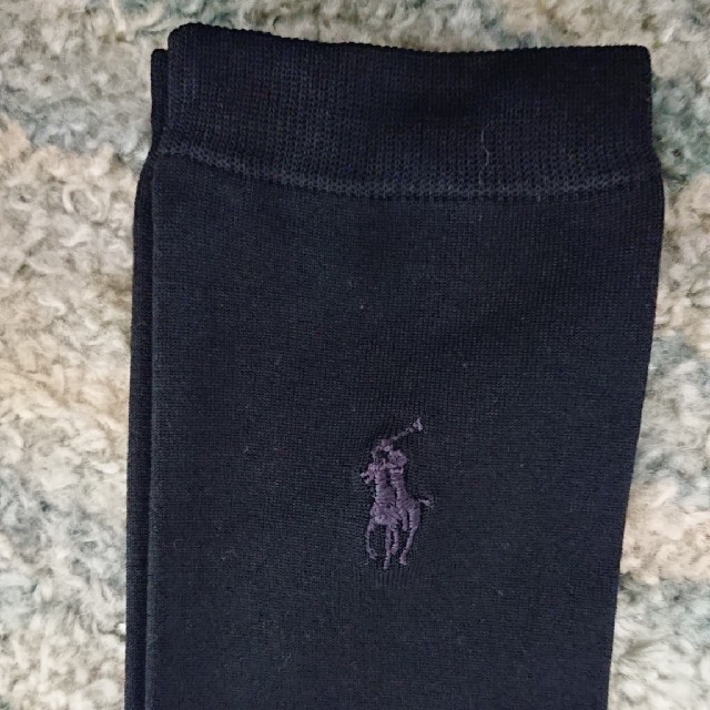 Ralph Lauren(ラルフローレン)のまみりん様専用★ラルフローレン★ハイソックス★23～25㎝★紺★靴下★新品★ レディースのレッグウェア(ソックス)の商品写真