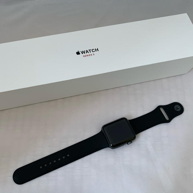 腕時計(デジタル)Apple Watch Series3 Cellular 42 MQKN2J/A