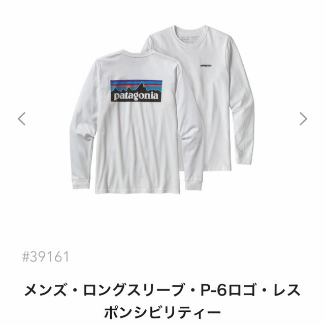 新品！Patagonia ロンT Sサイズ